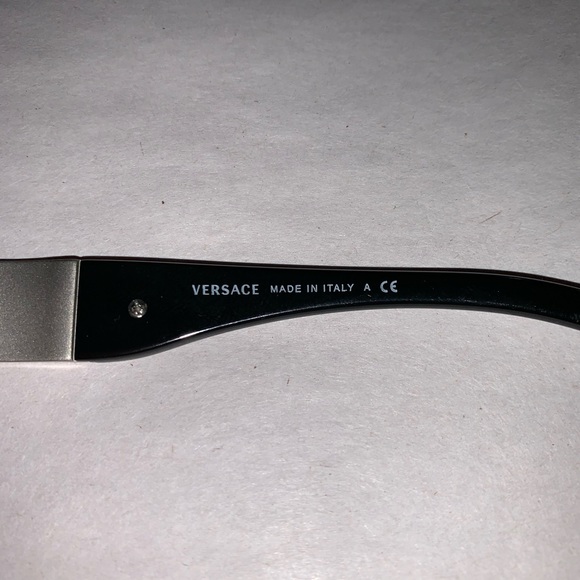 authentic VERSACE gray ombré shield SUNGLASSES - Picture 9 of 10